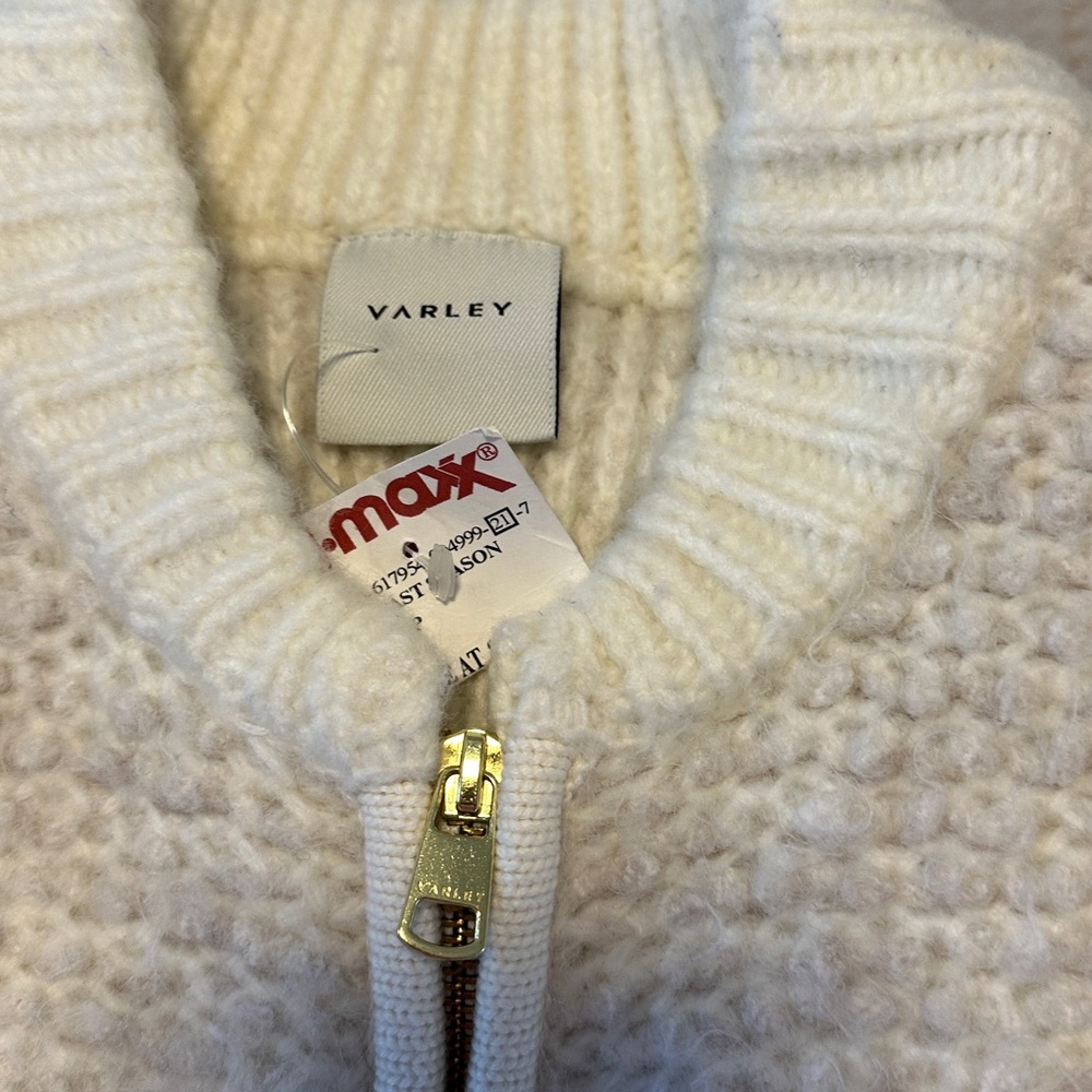 Varley Cream Women's Cardigan - Picture 6 of 6